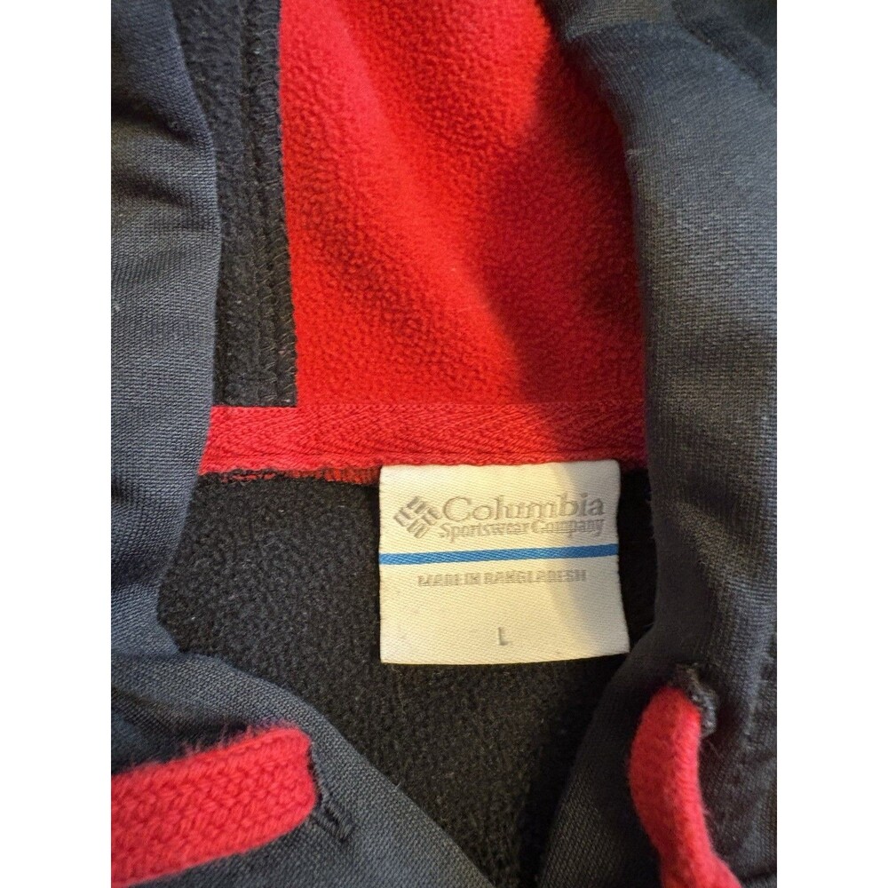 Men’s Wisconsin Badgers Columbia Hoodie L Embroidered Logo Performance - Picture 6 of 10